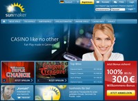 Sunmaker Casino Homepage